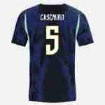 CASEMIRO NO.5 Camiseta Segunda Brasil 2026-Versión Jugador
