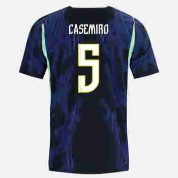 CASEMIRO NO.5 Camiseta Segunda Brasil 2026-Versión Jugador
