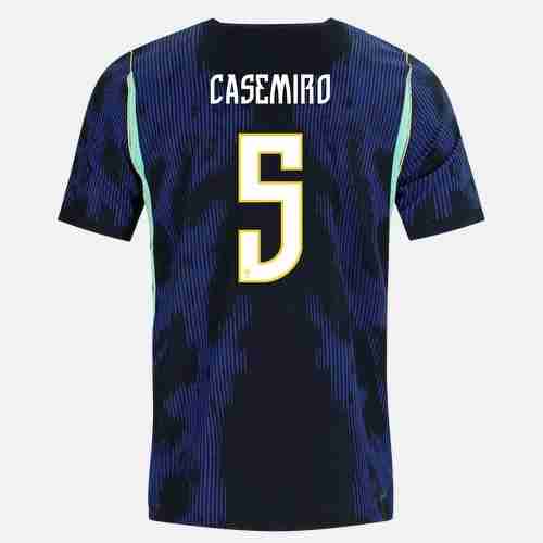 CASEMIRO NO.5 Camiseta Segunda Brasil 2026-Versión Jugador CASEMIRO NO.5 Camiseta Segunda Brasil 2026-Versión Jugador