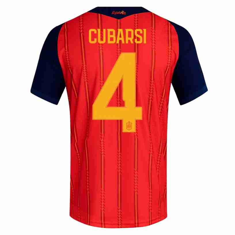 CUBARSI NO.4 Camiseta Primera España 2026-Versión Jugador CUBARSI NO.4 Camiseta Primera España 2026-Versión Jugador