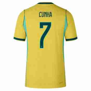 CUNHA NO.7 Camiseta Primera Brasil 2026-Versión Jugador