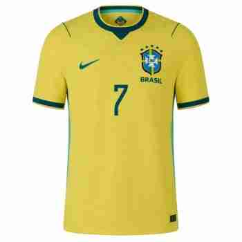 CUNHA NO.7 Camiseta Primera Brasil 2026-Versión Jugador_1