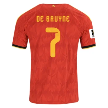DE BRUYNE NO.7 Camiseta Primera Belgica 2026-Versión Jugador