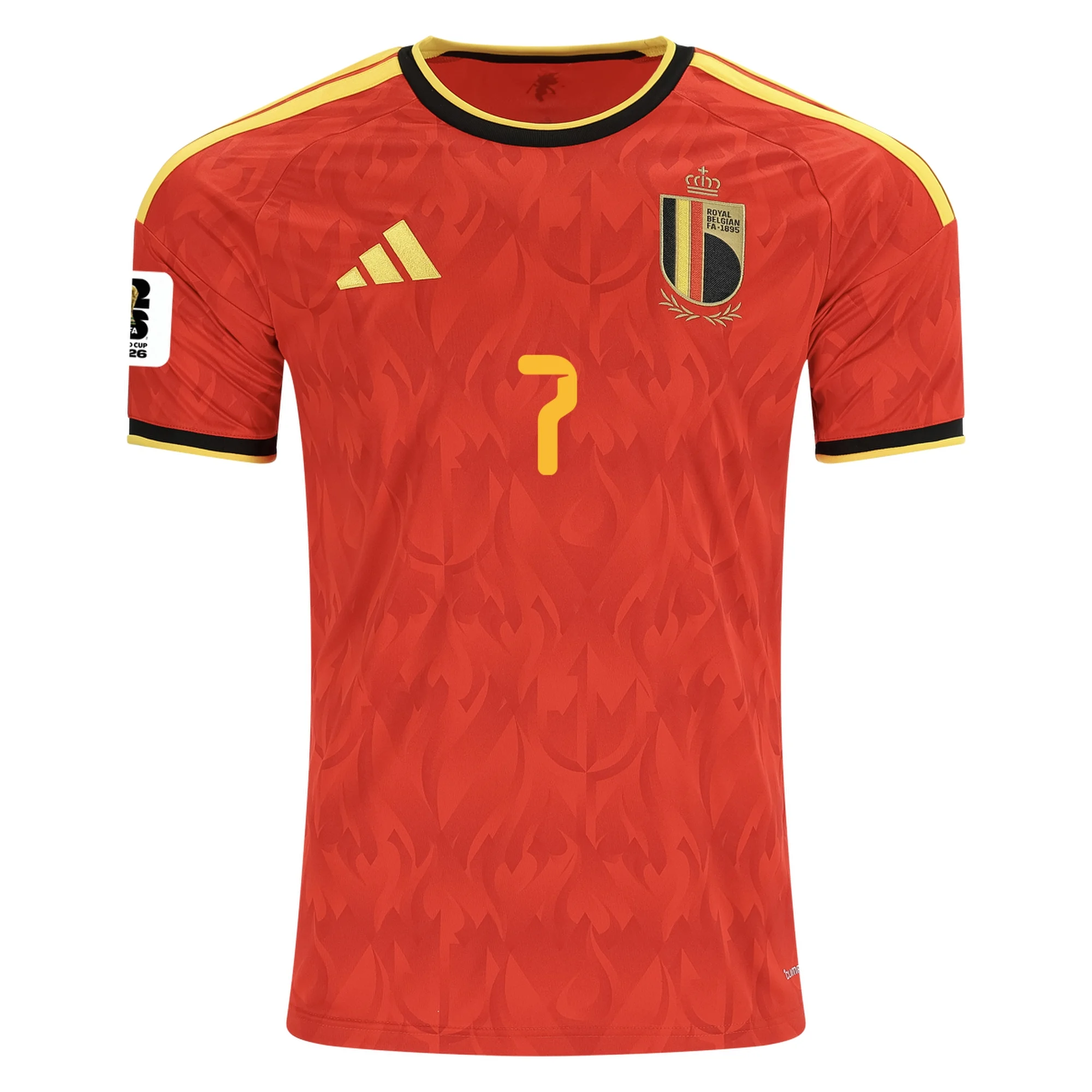 DE BRUYNE NO.7 Camiseta Primera Belgica 2026-Versión Jugador_1 DE BRUYNE NO.7 Camiseta Primera Belgica 2026-Versión Jugador_1