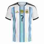 DE PAUL NO.7 Camiseta Primera Argentina 2026-Versión Jugador