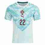 DIOGO COSTA NO.22 Camiseta Segunda Portugal 2026-Versión Jugador