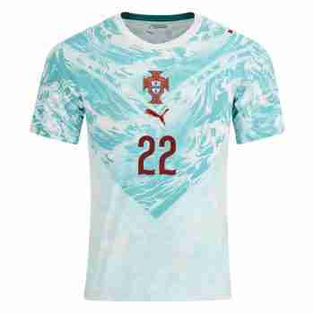 DIOGO COSTA NO.22 Camiseta Segunda Portugal 2026-Versión Jugador_1