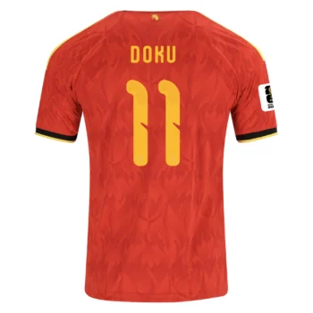 DOKU NO.11 Camiseta Primera Belgica 2026-Versión Jugador