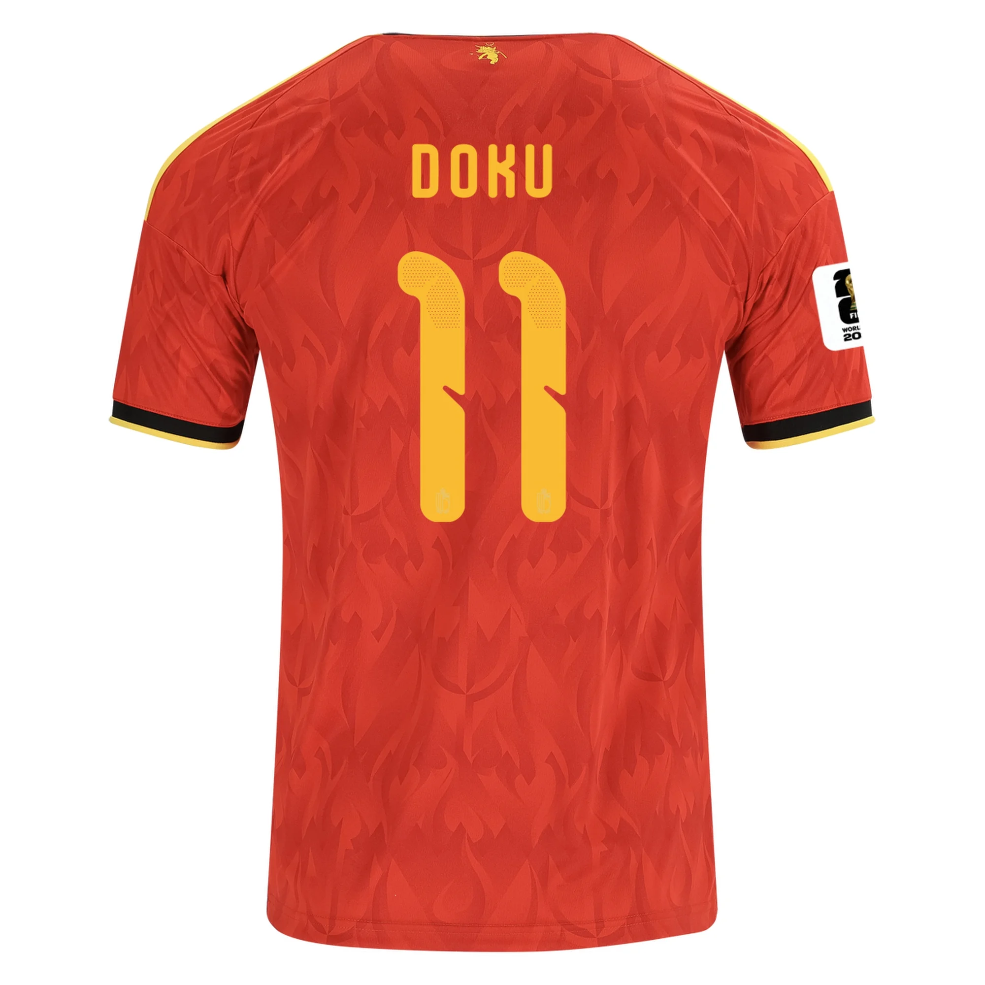 DOKU NO.11 Camiseta Primera Belgica 2026-Versión Jugador DOKU NO.11 Camiseta Primera Belgica 2026-Versión Jugador