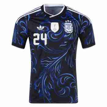 E.FERNANDEZ NO.24 Camiseta Segunda Argentina 2026-Versión Jugador_1