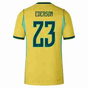 EDERSON NO.23 Camiseta Primera Brasil 2026-Versión Jugador