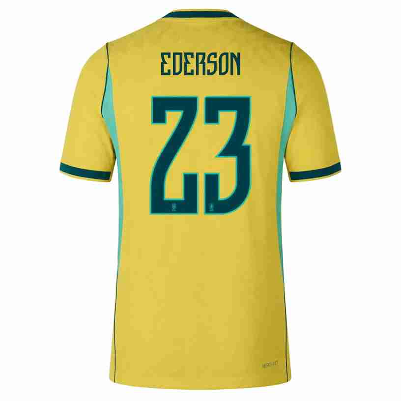 EDERSON NO.23 Camiseta Primera Brasil 2026-Versión Jugador EDERSON NO.23 Camiseta Primera Brasil 2026-Versión Jugador