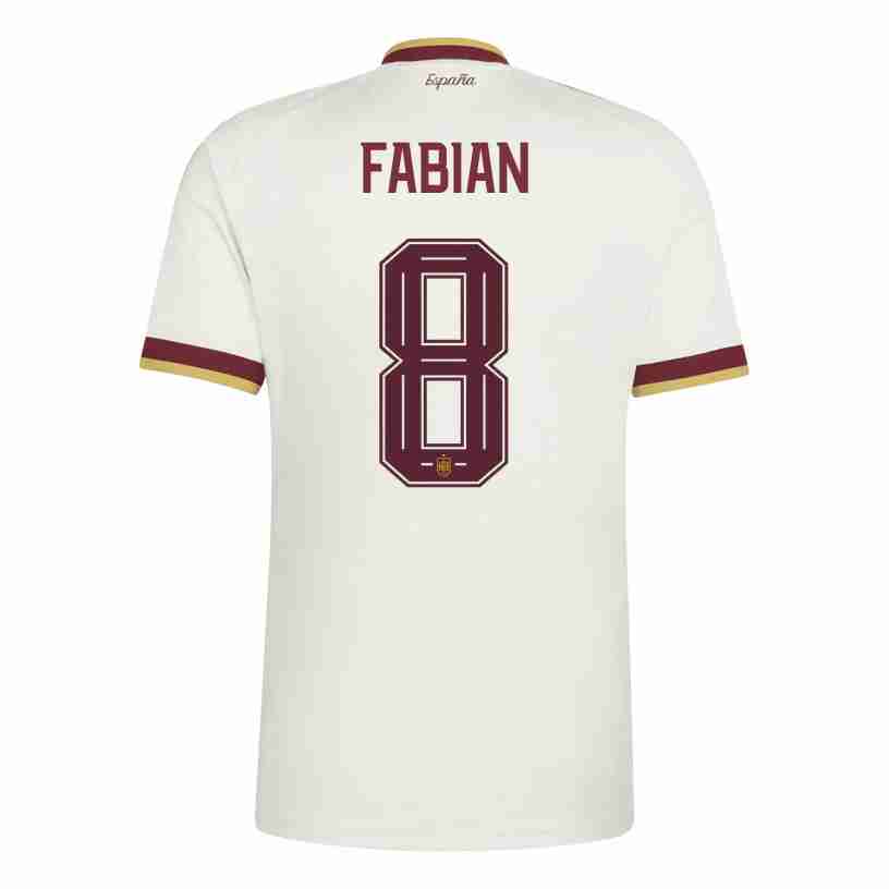 FABIAN NO.8 Camiseta Segunda España 2026-Versión Jugador FABIAN NO.8 Camiseta Segunda España 2026-Versión Jugador
