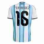 FERNANDEZ NO.16 Camiseta Primera Argentina 2026-Versión Jugador