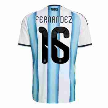 FERNANDEZ NO.16 Camiseta Primera Argentina 2026-Versión Jugador