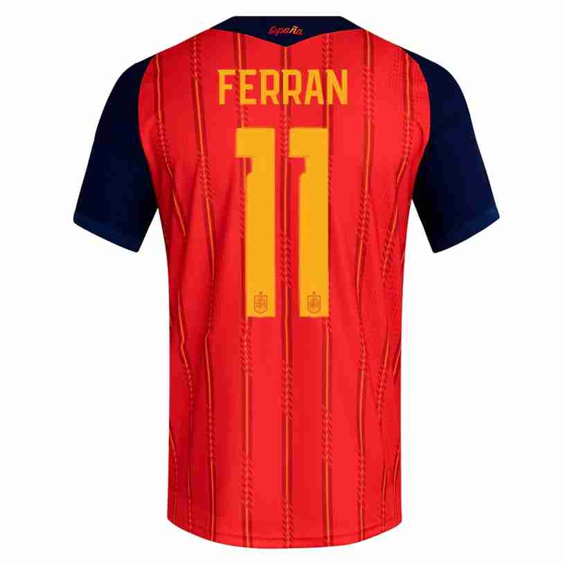 FERRAN NO.11 Camiseta Primera España 2026-Versión Jugador FERRAN NO.11 Camiseta Primera España 2026-Versión Jugador