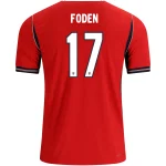 FODEN NO.17 Camiseta Segunda Inglaterra 2026-Versión Jugador