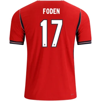 FODEN NO.17 Camiseta Segunda Inglaterra 2026-Versión Jugador