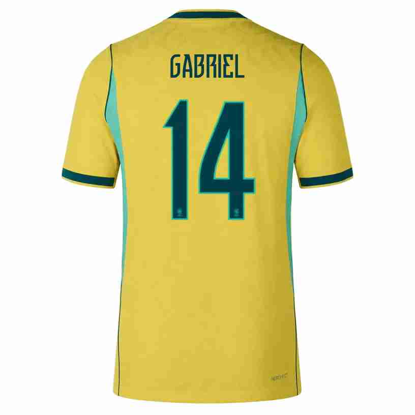 GABRIEL NO.14 Camiseta Primera Brasil 2026-Versión Jugador GABRIEL NO.14 Camiseta Primera Brasil 2026-Versión Jugador