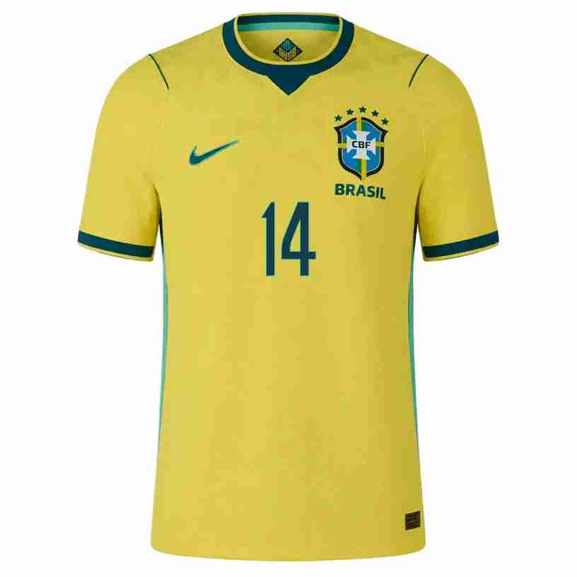 GABRIEL NO.14 Camiseta Primera Brasil 2026-Versión Jugador_1 GABRIEL NO.14 Camiseta Primera Brasil 2026-Versión Jugador_1