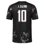 J. DAVID NO.10 Camiseta Segunda Canadá 2026-Versión Jugador