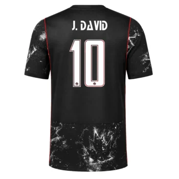 J. DAVID NO.10 Camiseta Segunda Canadá 2026-Versión Jugador