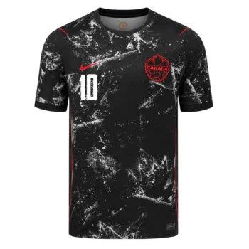 J. DAVID NO.10 Camiseta Segunda Canadá 2026-Versión Jugador_1