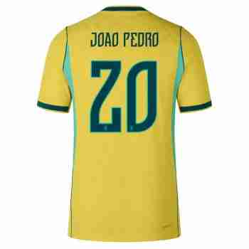 JOAO PEDRO NO.20 Camiseta Primera Brasil 2026-Versión Jugador