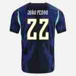 JOÃO PEDRO NO.22 Camiseta Segunda Brasil 2026-Versión Jugador