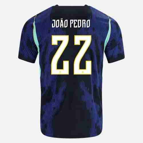 JOÃO PEDRO NO.22 Camiseta Segunda Brasil 2026-Versión Jugador JOÃO PEDRO NO.22 Camiseta Segunda Brasil 2026-Versión Jugador