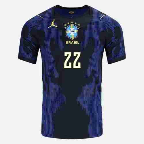 JOÃO PEDRO NO.22 Camiseta Segunda Brasil 2026-Versión Jugador_1 JOÃO PEDRO NO.22 Camiseta Segunda Brasil 2026-Versión Jugador_1