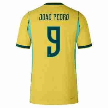 JOAO PEDRO NO.9 Camiseta Primera Brasil 2026-Versión Jugador