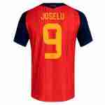 JOSELU NO.9 Camiseta Primera España 2026-Versión Jugador
