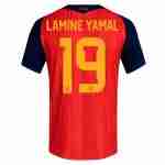 LAMINE YAMAL NO.19 Camiseta Primera España 2026-Versión Jugador