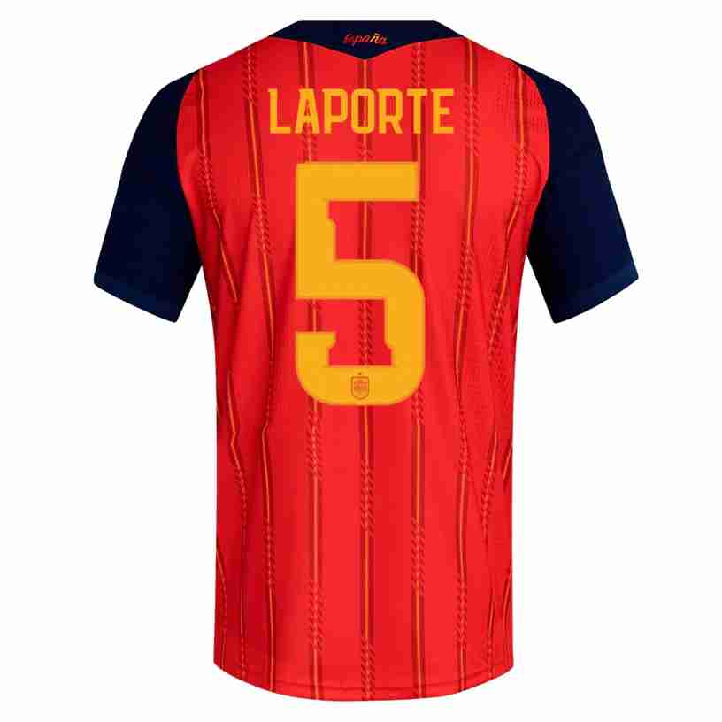 LAPORTE NO.5 Camiseta Primera España 2026-Versión Jugador LAPORTE NO.5 Camiseta Primera España 2026-Versión Jugador