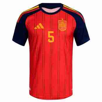 LAPORTE NO.5 Camiseta Primera España 2026-Versión Jugador_1