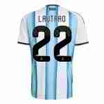 LAUTARO NO.22 Camiseta Primera Argentina 2026-Versión Jugador