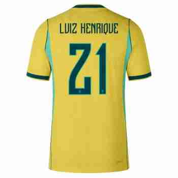 LUIZ HENRIQUE NO.21 Camiseta Primera Brasil 2026-Versión Jugador