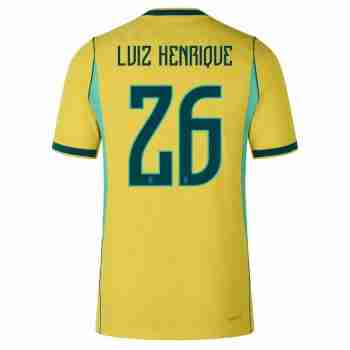 LUIZ HENRIQUE NO.26 Camiseta Primera Brasil 2026-Versión Jugador