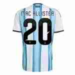 MACALLISTER NO.20 Camiseta Primera Argentina 2026-Versión Jugador