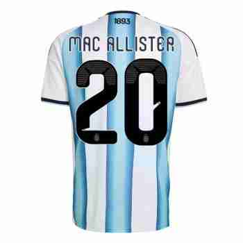 MACALLISTER NO.20 Camiseta Primera Argentina 2026-Versión Jugador