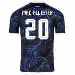 MAC ALLISTER NO.20 Camiseta Segunda Argentina 2026-Versión Jugador