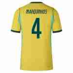MARQUINHOS NO.4 Camiseta Primera Brasil 2026-Versión Jugador