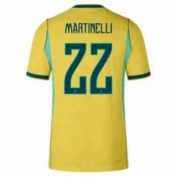 MARTINELLI NO.22 Camiseta Primera Brasil 2026-Versión Jugador