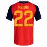 MERINO NO.22 Camiseta Primera España 2026-Versión Jugador