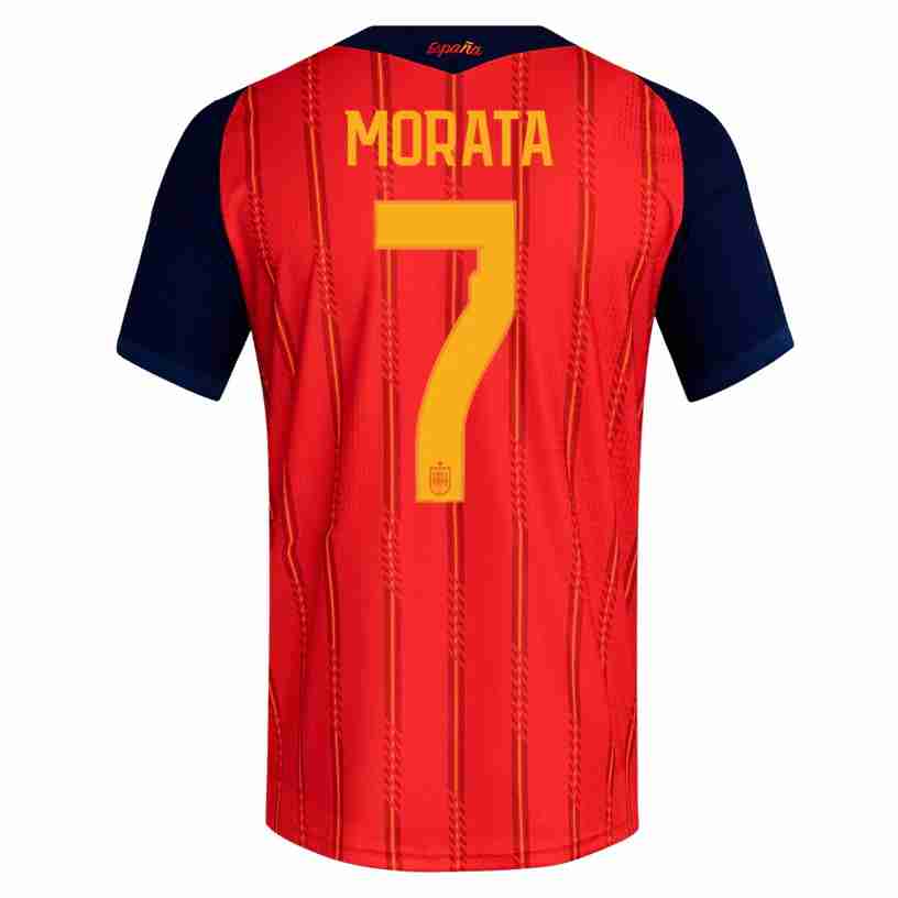MORATA NO.7 Camiseta Primera España 2026-Versión Jugador MORATA NO.7 Camiseta Primera España 2026-Versión Jugador