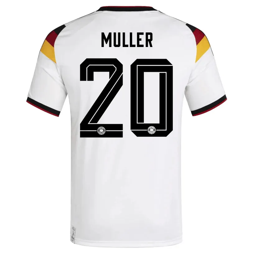 MULLER NO.20 Equipacion Alemania Primera 2026-Versión Jugador MULLER NO.20 Camiseta Primera Alemania 2026-Versión Jugador