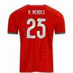 N. MENDES NO.25 Camiseta Primera Portugal 2026-Versión Jugador