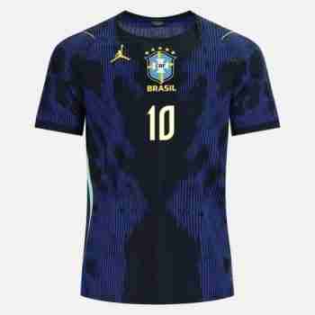 NEYMAR JR NO.10 Camiseta Segunda Brasil 2026-Versión Jugador_1