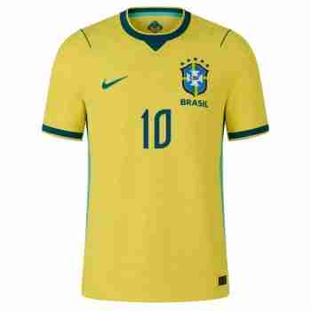 NEYMAR JR. NO.10 Camiseta Primera Brasil 2026-Versión Jugador_1